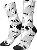 Motivsocken — unisex, halbhoch, schwarz